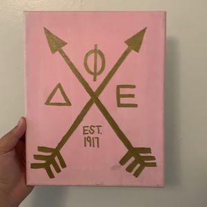 Pink/Gold DPhiE Canvas